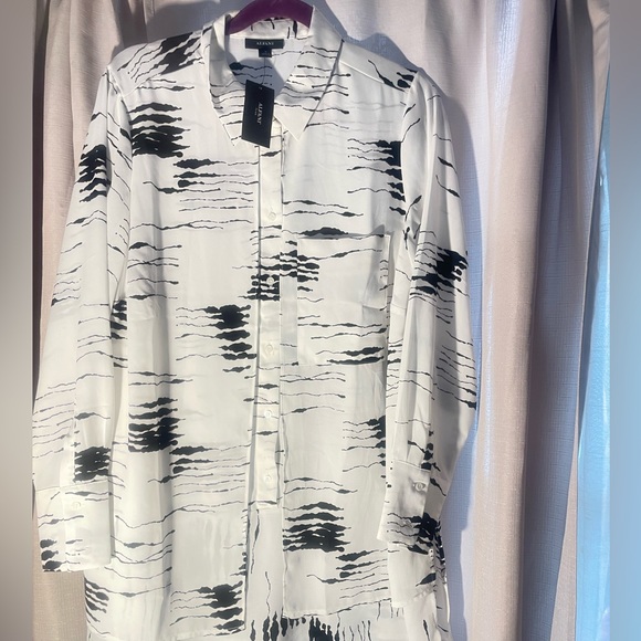 ALFANI
Plus Size Layered-Look Printed Blouse - Picture 6 of 7